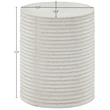 Meridian Furniture Nobi Terrazzo Indoor/Outdoor Concrete End Table