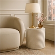Meridian Furniture Nobi Terrazzo Indoor/Outdoor Concrete End Table