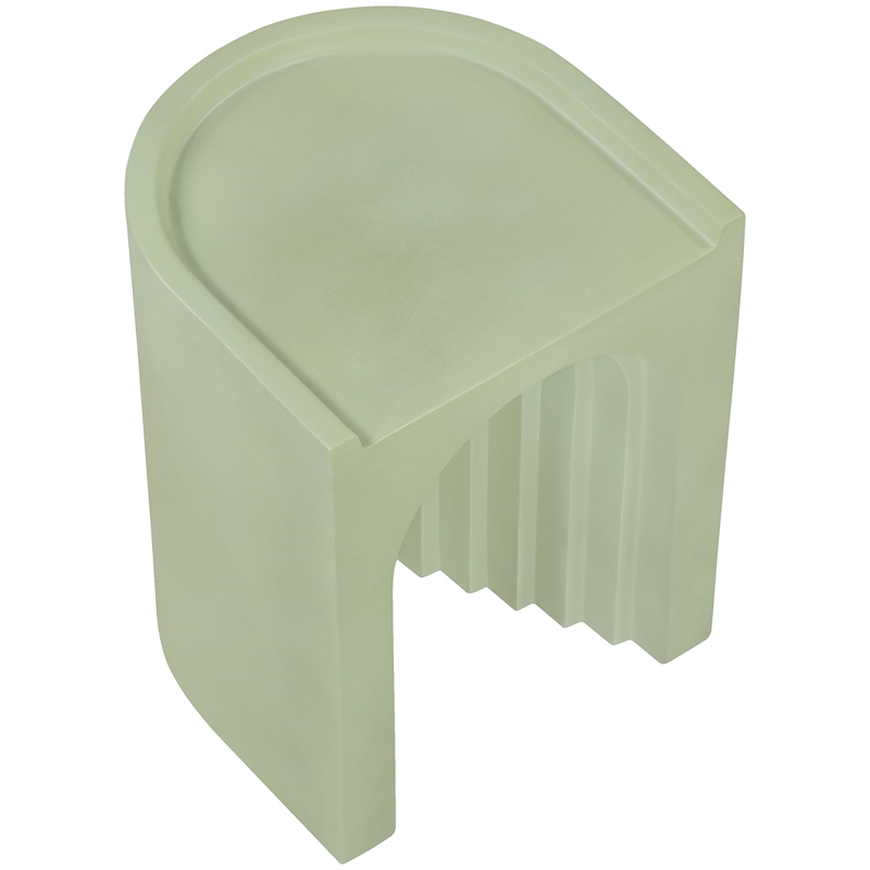 Meridian Furniture Avenda Green Indoor/Outdoor Concrete End Table