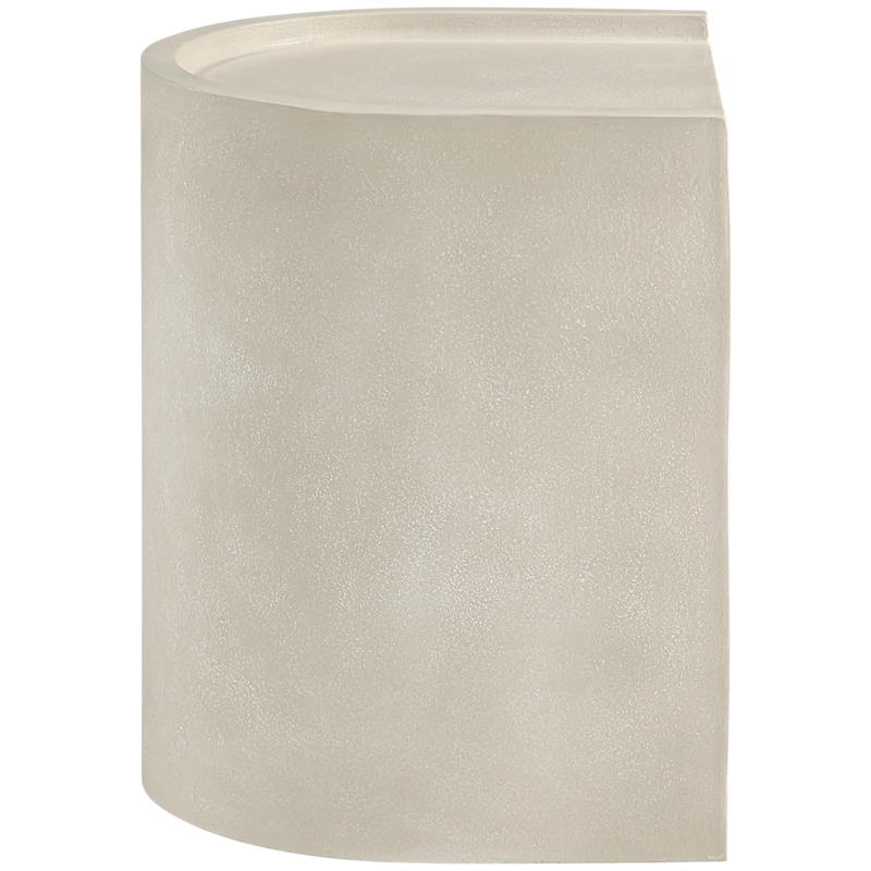 Meridian Furniture Avenda Beige Indoor/Outdoor Concrete End Table