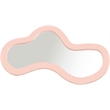 Meridian Furniture Oblique Pink Iron Frame Mirror