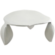 Meridian Furniture Pueblo Cream Aluminum Coffee Table