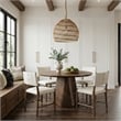 Meridian Furniture Andie Cream Vegan Leather Dining Chair (Set of 2)