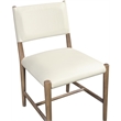 Meridian Furniture Andie Cream Vegan Leather Dining Chair (Set of 2)