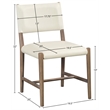 Meridian Furniture Andie Cream Vegan Leather Dining Chair (Set of 2)