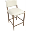 Meridian Furniture Andie Cream Vegan Leather Counter Stool