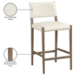 Meridian Furniture Andie Cream Vegan Leather Counter Stool