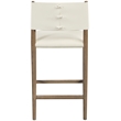 Meridian Furniture Andie Cream Vegan Leather Counter Stool