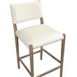 Meridian Furniture Andie Cream Vegan Leather Counter Stool