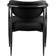 Meridian Furniture Virella Black Vegan Leather Dining Chair (Set of 2)