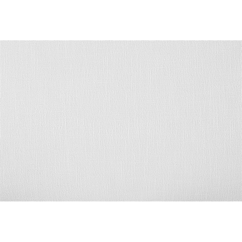 Meridian Furniture Kendall White Linen Textured Fabric Upholstered Twin Bed