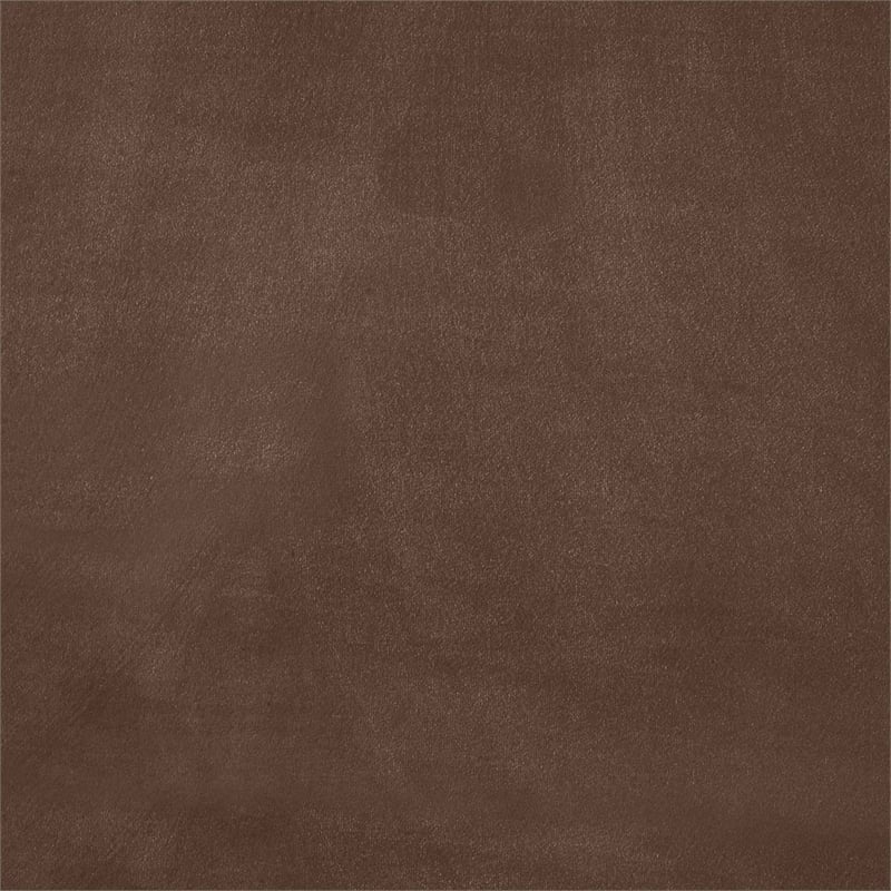 Meridian Furniture Kendall Brown Velvet Upholstered Twin Bed