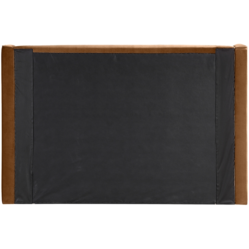 Meridian Furniture Kendall Saddle Velvet Upholstered King Bed
