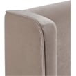 Meridian Furniture Kendall Taupe Velvet Upholstered King Bed