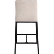 Meridian Furniture Reeves Beige Chenille Upholstered Counter Stool (Set of 2)