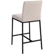 Meridian Furniture Reeves Beige Chenille Upholstered Counter Stool (Set of 2)