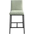Meridian Furniture Reeves Mint Chenille Upholstered Counter Stool (Set of 2)