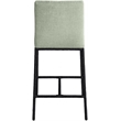 Meridian Furniture Reeves Mint Chenille Upholstered Counter Stool (Set of 2)
