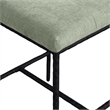 Meridian Furniture Reeves Mint Chenille Upholstered Counter Stool (Set of 2)