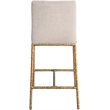 Meridian Furniture Reeves Beige Chenille Upholstered Counter Stool (Set of 2)