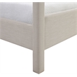 Meridian Furniture Salina Beige Linen Textured Fabric Upholstered Twin Bed
