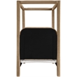 Meridian Furniture Salina Beige Velvet Upholstered Twin Bed