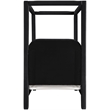Meridian Furniture Salina Black Velvet Upholstered Twin Bed