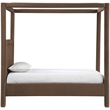 Meridian Furniture Salina Brown Velvet Upholstered Twin Bed