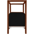 Meridian Furniture Salina Cognac Velvet Upholstered Twin Bed