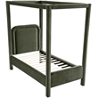 Meridian Furniture Salina Green Velvet Upholstered Twin Bed