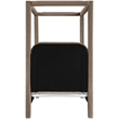 Meridian Furniture Salina Taupe Velvet Upholstered Twin Bed