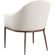 Meridian Furniture Ferro Beige Linen Textured Performance Fabric Dining AC