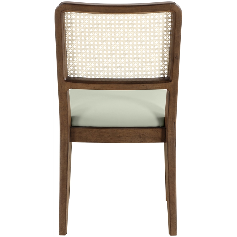 Meridian Furniture Atrium Mint Vegan Leather Dining Chair (Set of 2)
