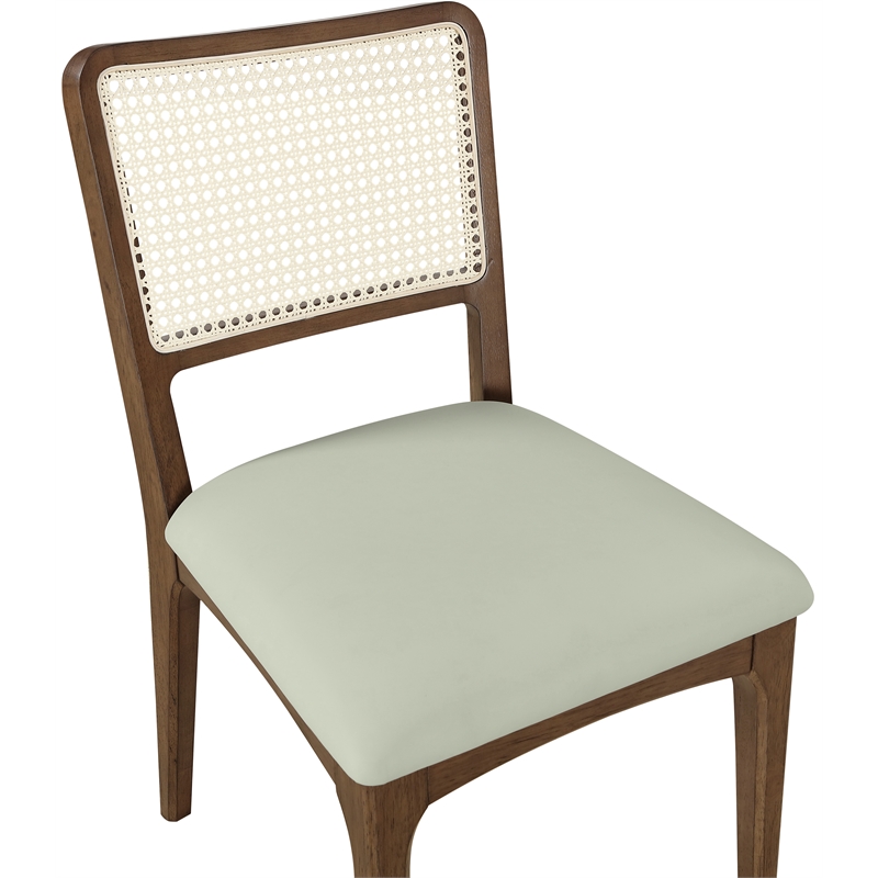 Meridian Furniture Atrium Mint Vegan Leather Dining Chair (Set of 2)