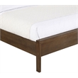 Meridian Furniture Windsor Brown Solid Wood And Natural Cane Full Bed