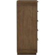 Meridian Furniture Windsor Brown Solid Wood And Natural Cane Chest
