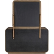 Meridian Furniture Windsor Brown Solid Wood And Natural Cane Mirror