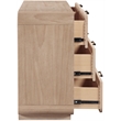 Meridian Furniture Windsor Natural Solid Wood Dresser