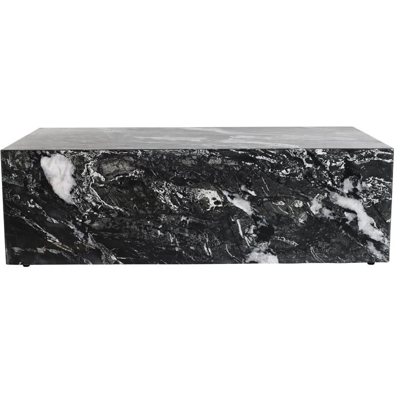 Meridian Furniture Bolzano Black Marble Coffee Table