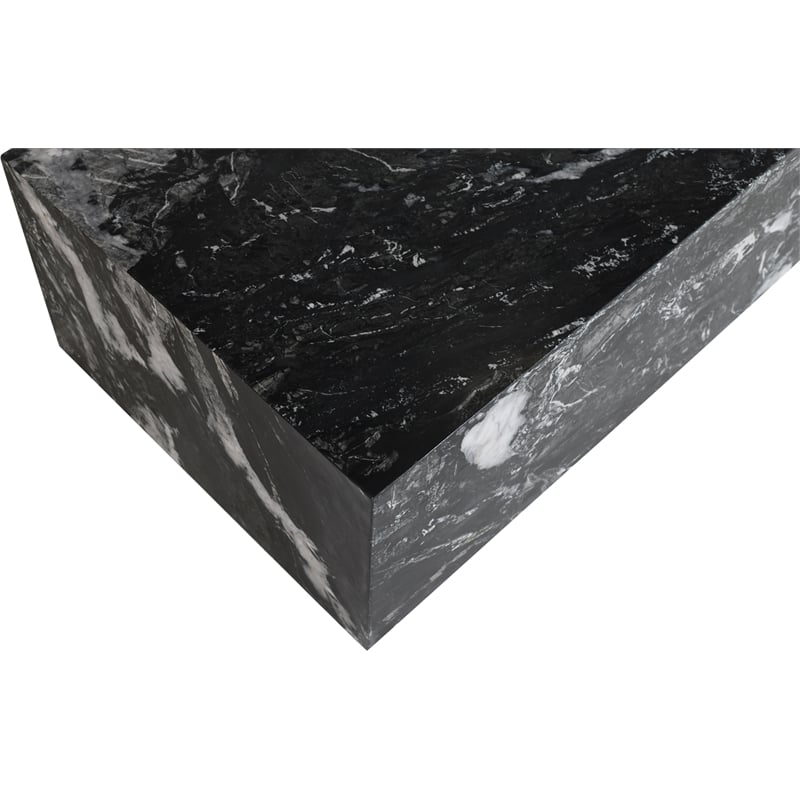 Meridian Furniture Bolzano Black Marble Coffee Table