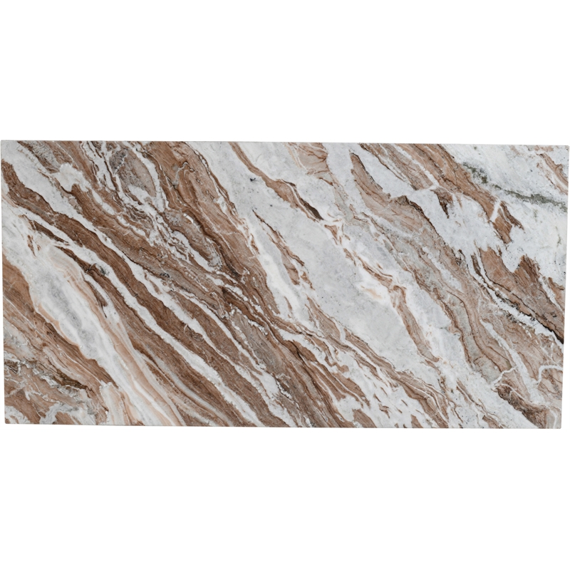 Meridian Furniture Bolzano Brown Marble Coffee Table