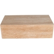 Meridian Furniture Bolzano Natural Travertine Coffee Table