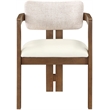 Meridian Furniture Ravina Beige Vegan Leather and Linen Textured DC (Set of 2)