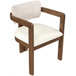 Meridian Furniture Ravina Beige Vegan Leather and Linen Textured DC (Set of 2)