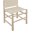 Meridian Furniture Santos Beige Vegan Leather Dining Chair (Set of 2)