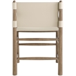 Meridian Furniture Santos Beige Vegan Leather Dining Chair (Set of 2)