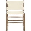 Meridian Furniture Santos Cream Vegan Leather Dining Chair (Set of 2)
