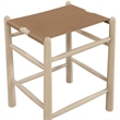 Meridian Furniture Santos Brown Vegan Leather Upholstered Counter Stool