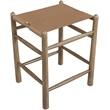 Meridian Furniture Santos Brown Vegan Leather Upholstered Counter Stool