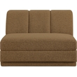 Meridian Furniture Modari Brown Fabric Upholstered Armless Chair